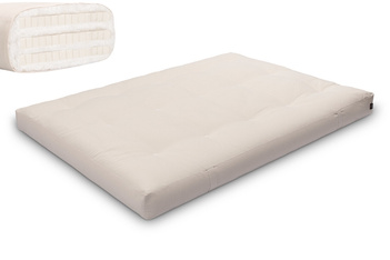 Matelas 140x200 naturel avec latex - Futon Comfort Trio Latex - Pascall Ecru