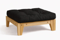 Repose-pieds Sakura - Pascall Futon Noir