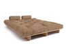 Canapé lit 160x200 - Slim Basic Classic - Pascall Futon Beige