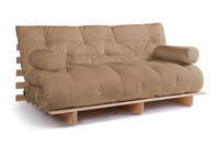 Canapé lit 180x200 - Slim Basic Classic - Pascall Futon Beige