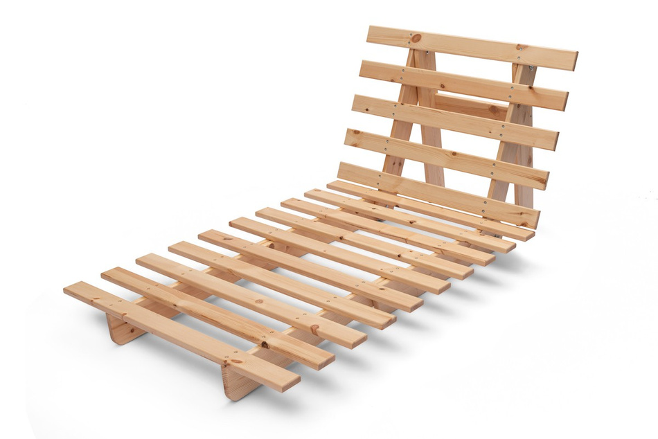 Canapé lit 90x200 - Slim Basic Classic - Pascall Futon Bordeaux