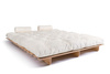 Canapé lit 180x200 - Slim Comfort Classic - Pascall Futon Ecru