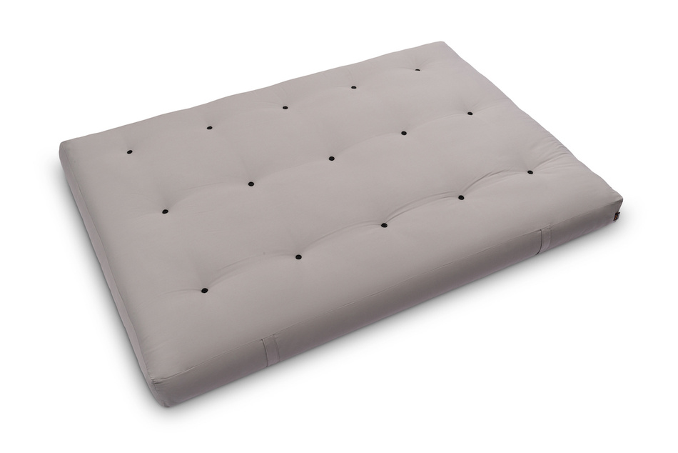 Matelas 140x200 naturel avec coco - Futon Medium Coco - Pascall Gris