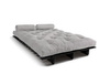 Canapé lit 120x200 - Slim Exclusive Black - Pascall Futon Gris Clair