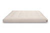 Matelas 160x200 naturel avec de la laine, coco et 2x latex - Futon Comfort Wool - Pascall Ecru