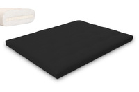 Matelas 160x200 naturel avec latex - Futon Slim Latex - Pascall Noir
