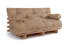 Canapé lit 160x200 - Slim Comfort Classic - Pascall Futon Beige
