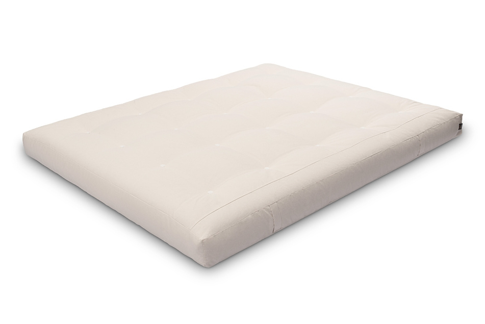 Matelas 160x200 naturel avec latex - Futon Medium Latex - Pascall Ecru