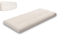 Matelas 90x200 naturel avec latex - Futon Medium Latex - Pascall Ecru