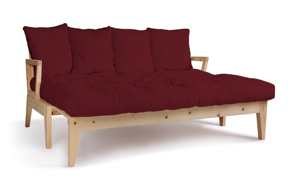 Canapé lit 200 cm - Sakura - Pascall Futon Bordeaux