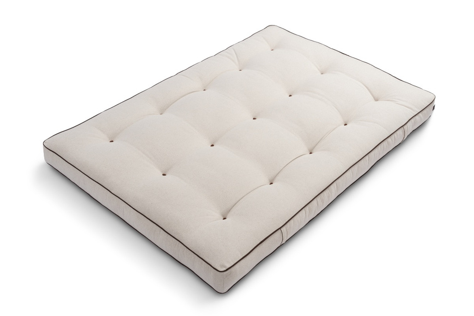 Matelas 140x200 naturel avec latex - Futon Medium Duo Latex - Pascall Kedro Lin