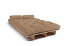 Canapé lit 120x200 - Slim Comfort Classic - Pascall Futon Beige