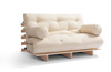 Canapé de jardin 140×200 cm dépliable – Freedom Classic – Pascall Futon Beige